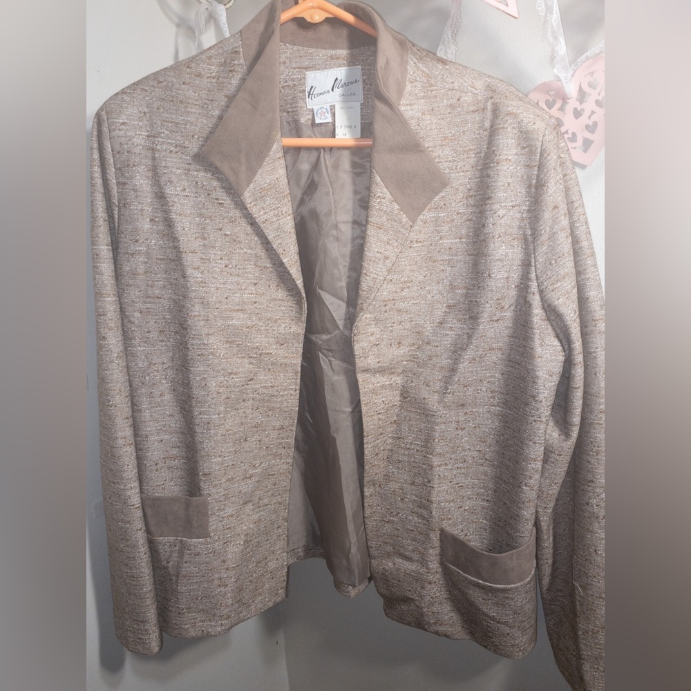 1970s Vintage Herman Marcus Brown Blazer